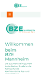 Mobile Screenshot of bze-mannheim.de